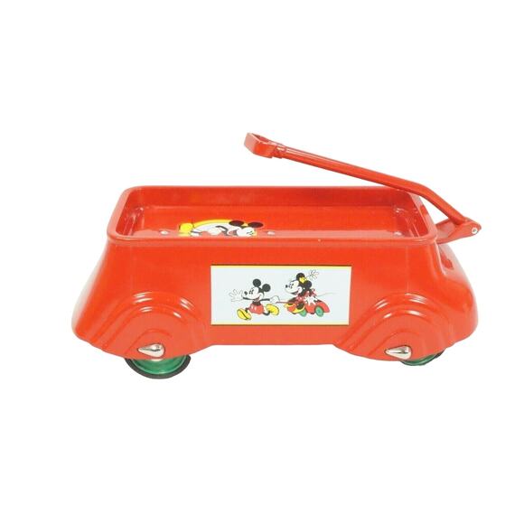 Hallmark Kiddie Car 1937 Mickey Mouse Streamline Express Coaster Wagon 2000 Box - Picture 5 of 12